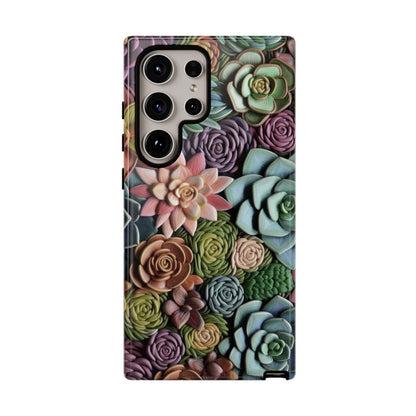 3d Succulent Flower Tough Case