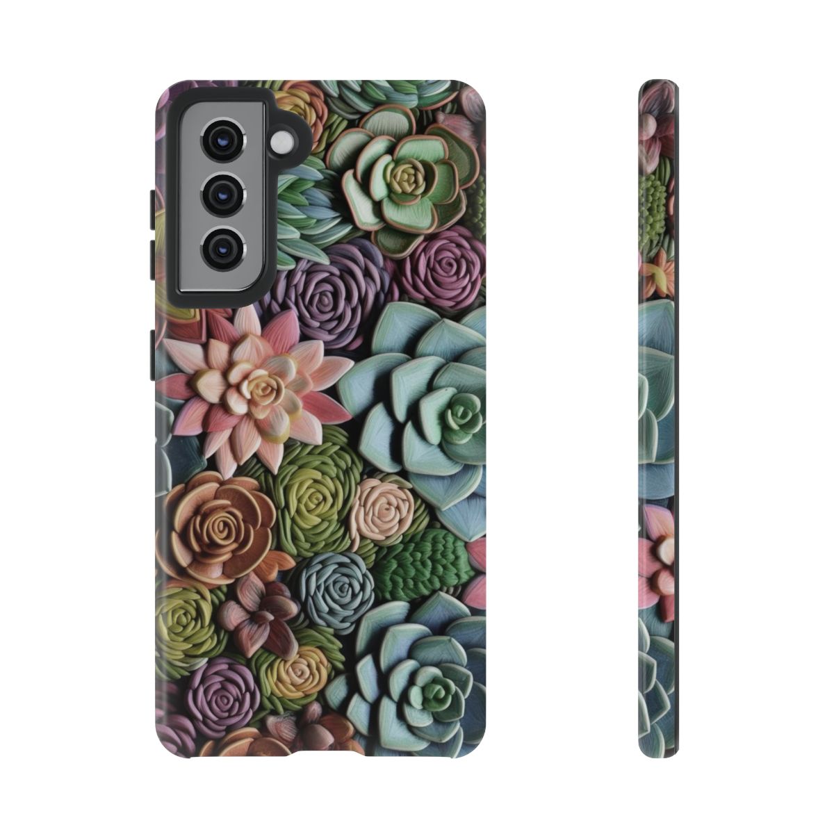 3d Succulent Flower Tough Case