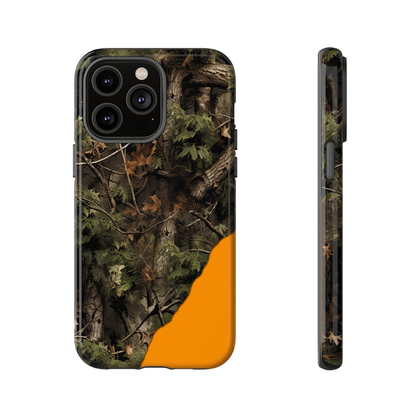 Torn Camo Orange Tough Case