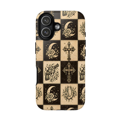 Western Patchwork Icons Tough Case