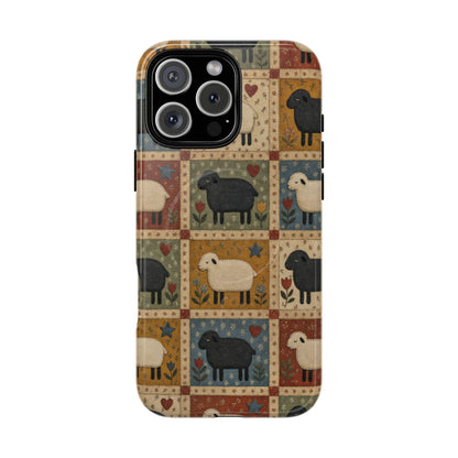 Sheep Quilt Magnetic Case