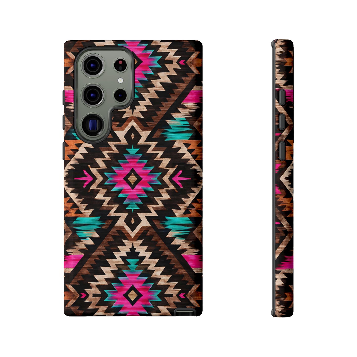 Neon Aztec Rug Tough Case