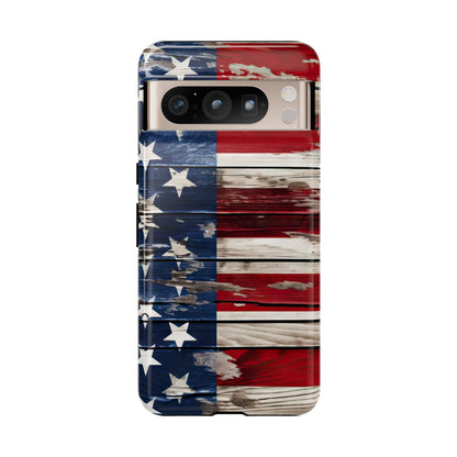 Wood Stars Stripes Tough Case