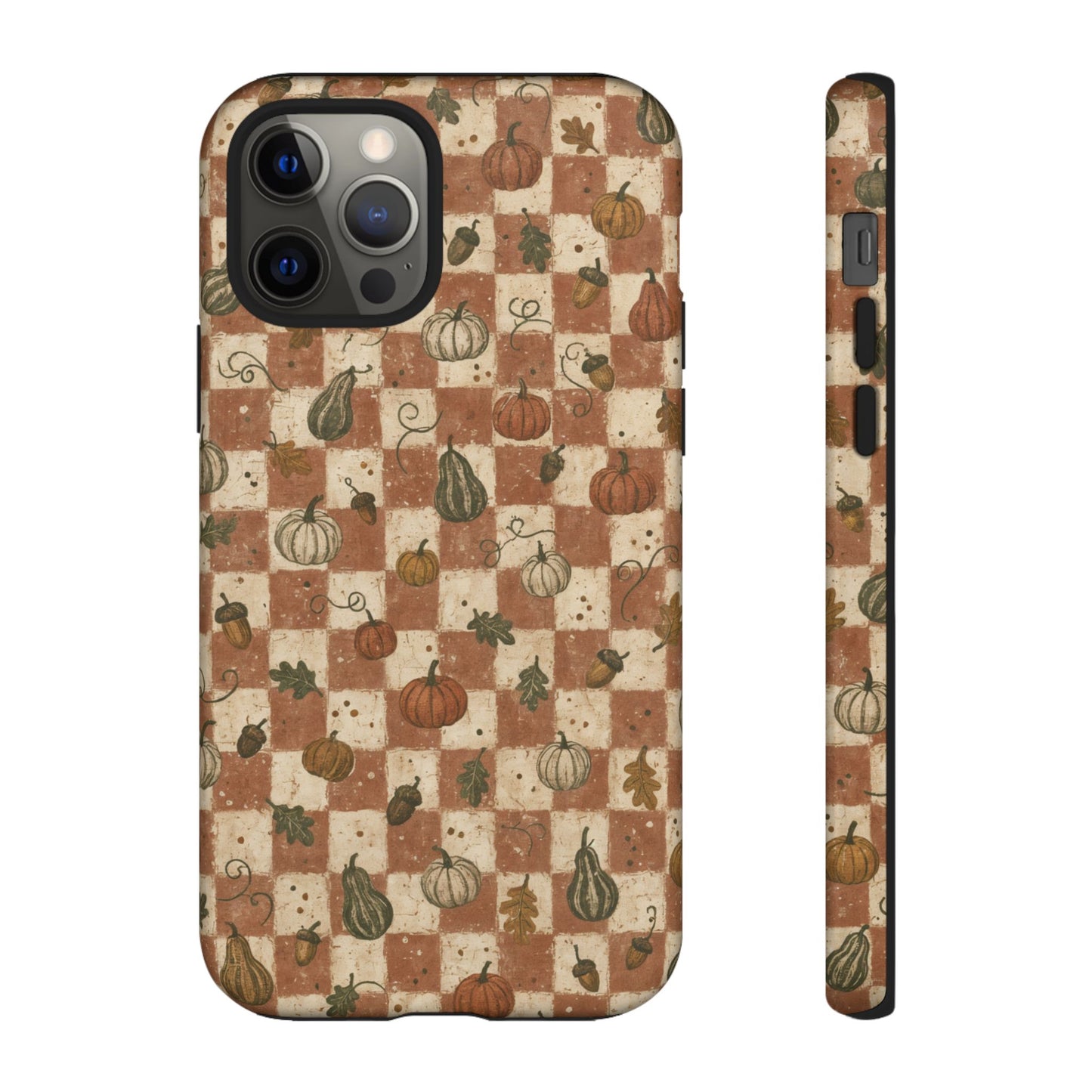 Pumpkin Checker Tough Case