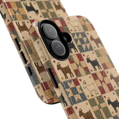 Goat Quilt Tough Case
