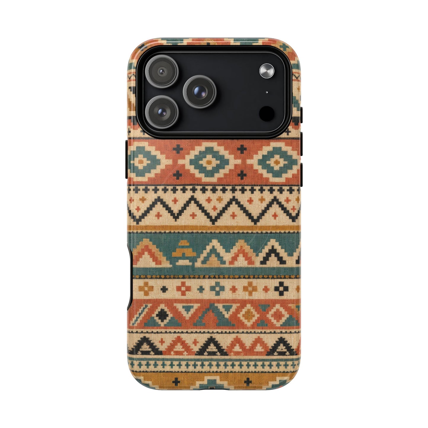 Stacked Aztec Magnetic Case