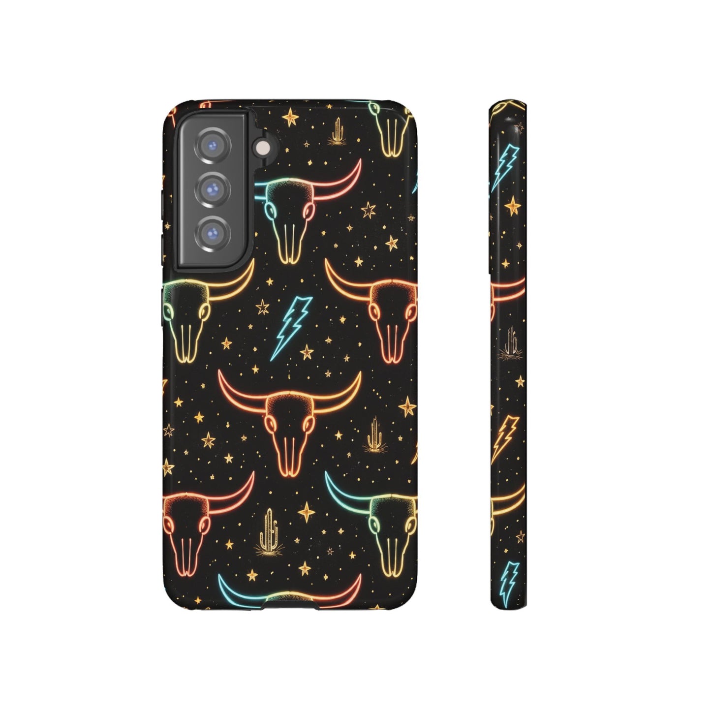 Neon Longhorns Tough Case