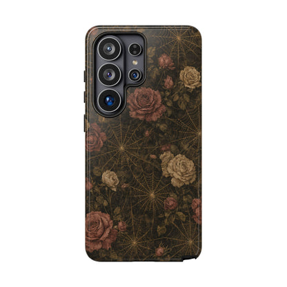 Spiderweb Rose Tough Case
