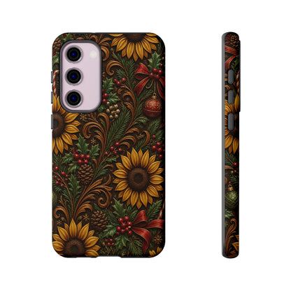 Christmas Sunflowers Tough Case