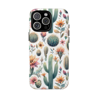 Floral Cactus Magnetic Case