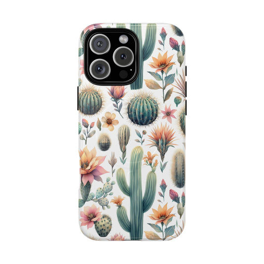 Floral Cactus Magnetic Case