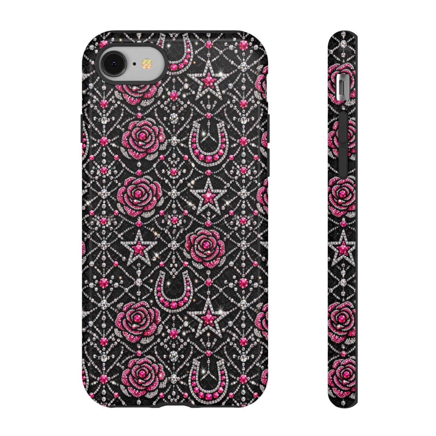 Rhinestone Rose Tough Case