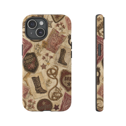 Cowgirl Collage Tough Case