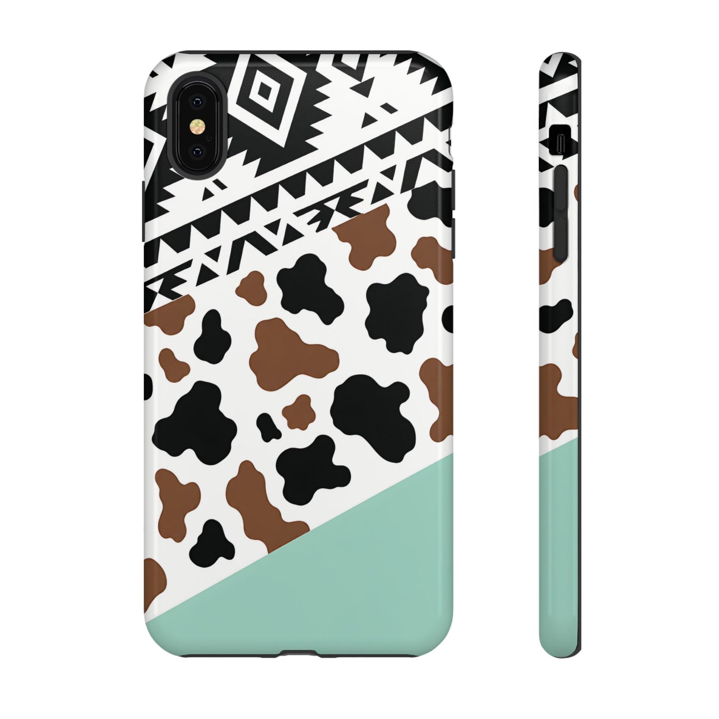 Mint Aztec Cowhide Tough Case