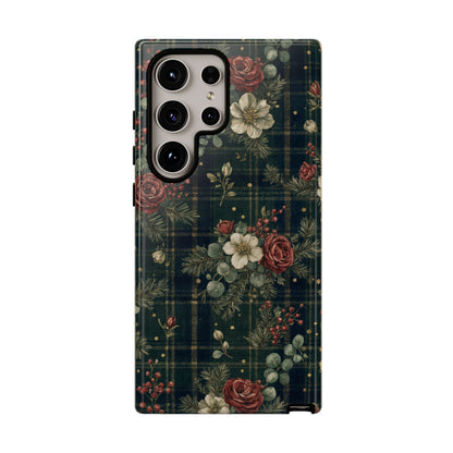 Tartan Roses Tough Case