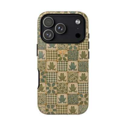 Frog Quilt Tough Case