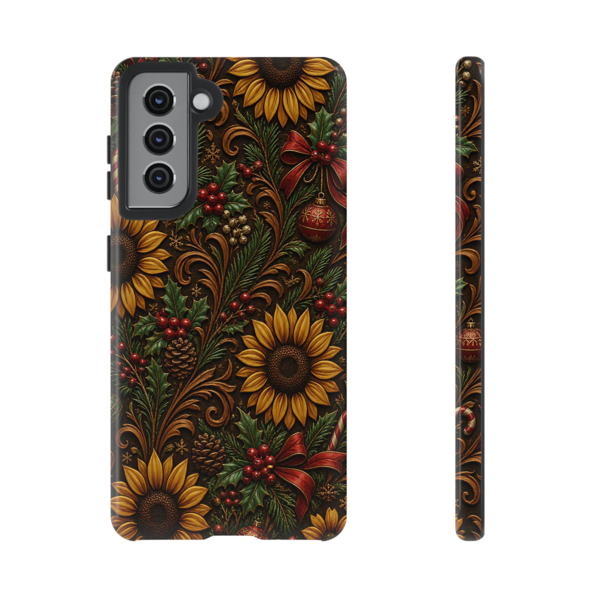 Christmas Sunflowers Tough Case