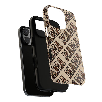 Grunge Cowhide Mama Tough Case