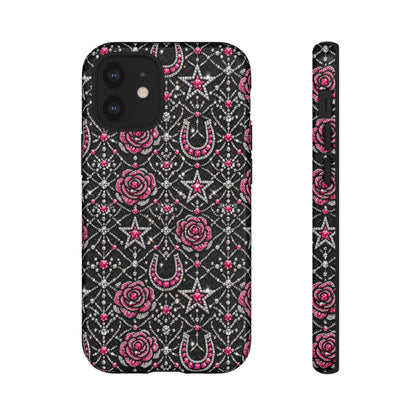 Rhinestone Rose Tough Case