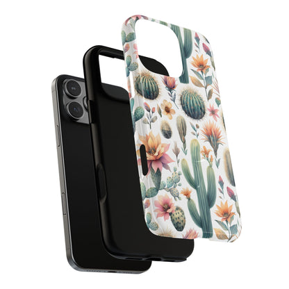 Floral Cactus Magnetic Case