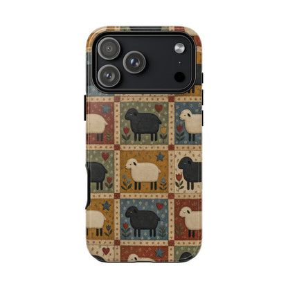 Sheep Quilt Tough Case