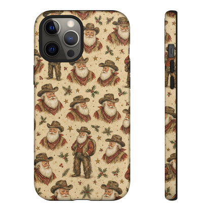 Cowboy Santa Portraits Tough Case
