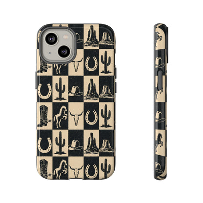 Western Checkerboard Tough Case