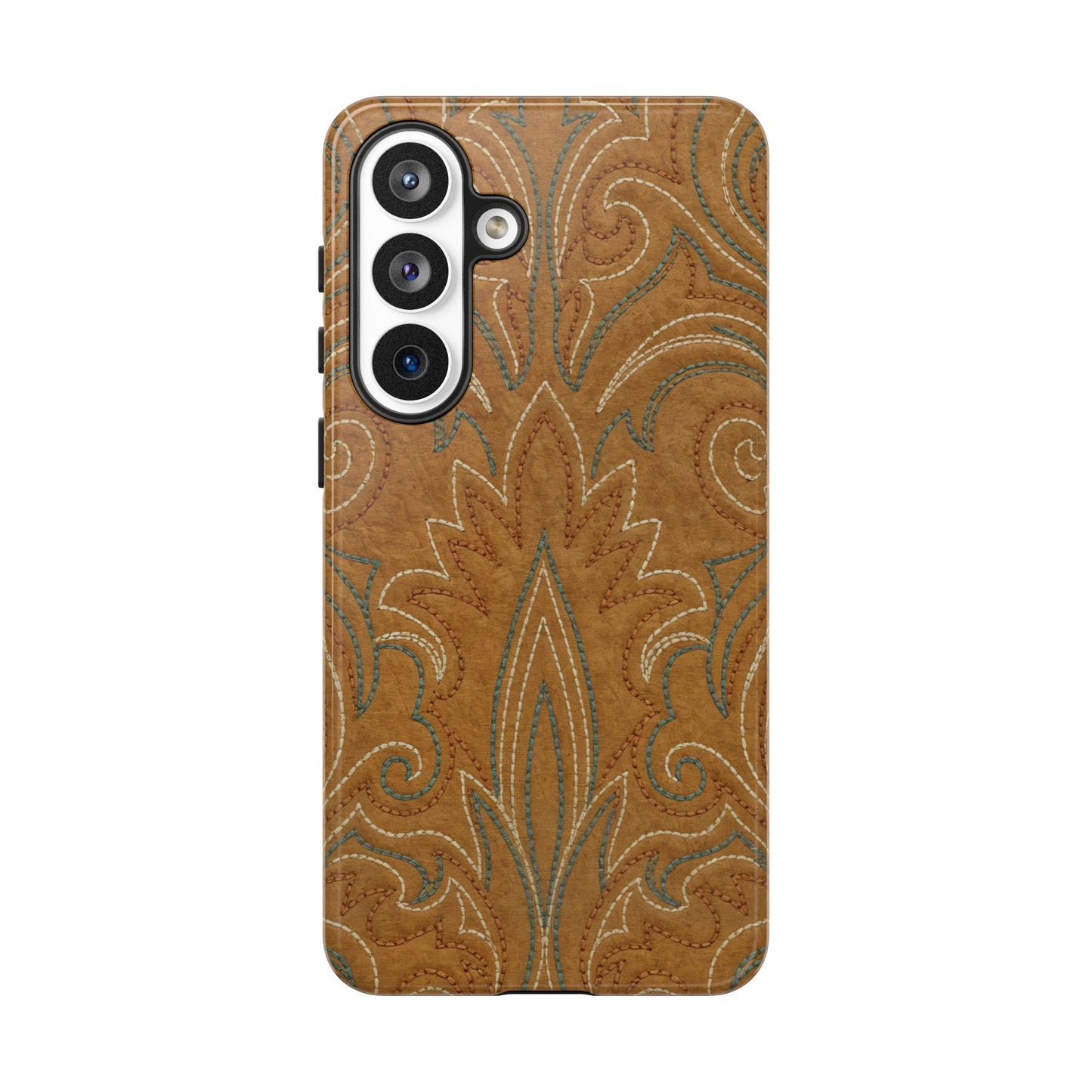 Boot Stitch Tan Tough Case