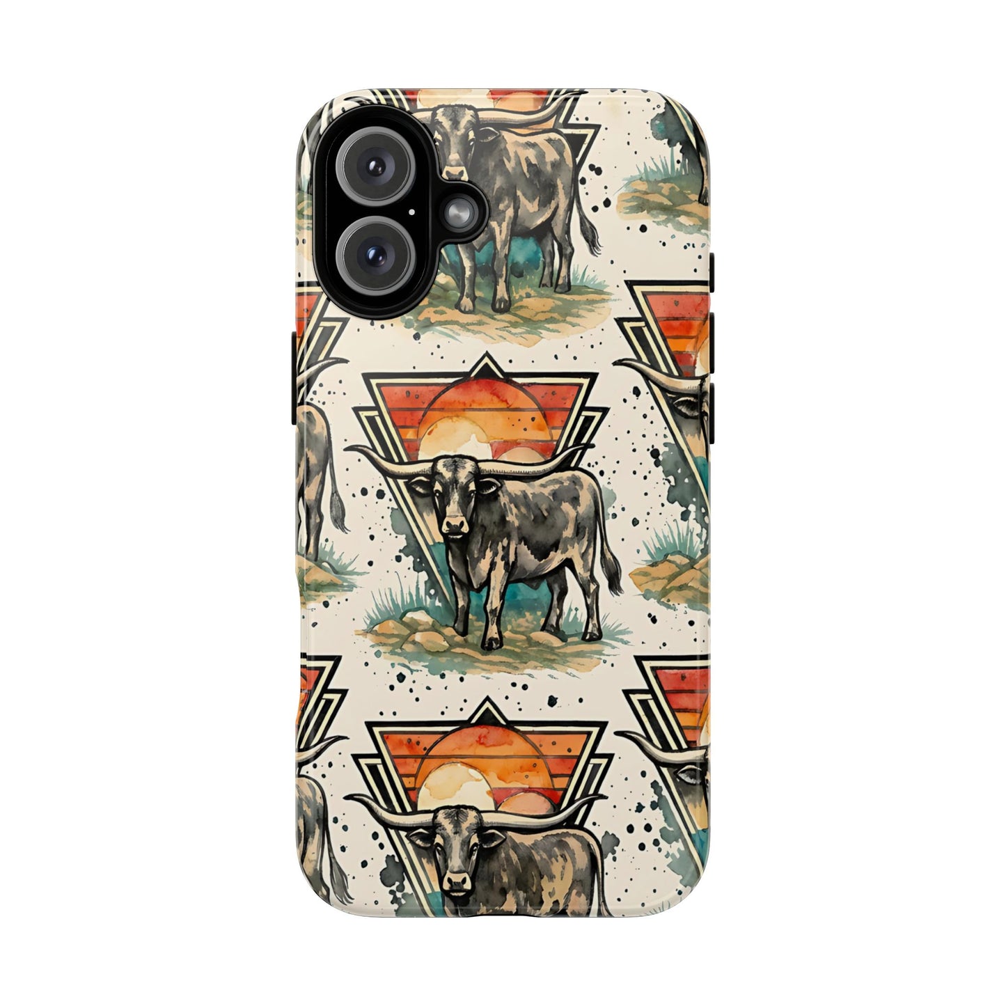 Retro Longhorn Tough Case