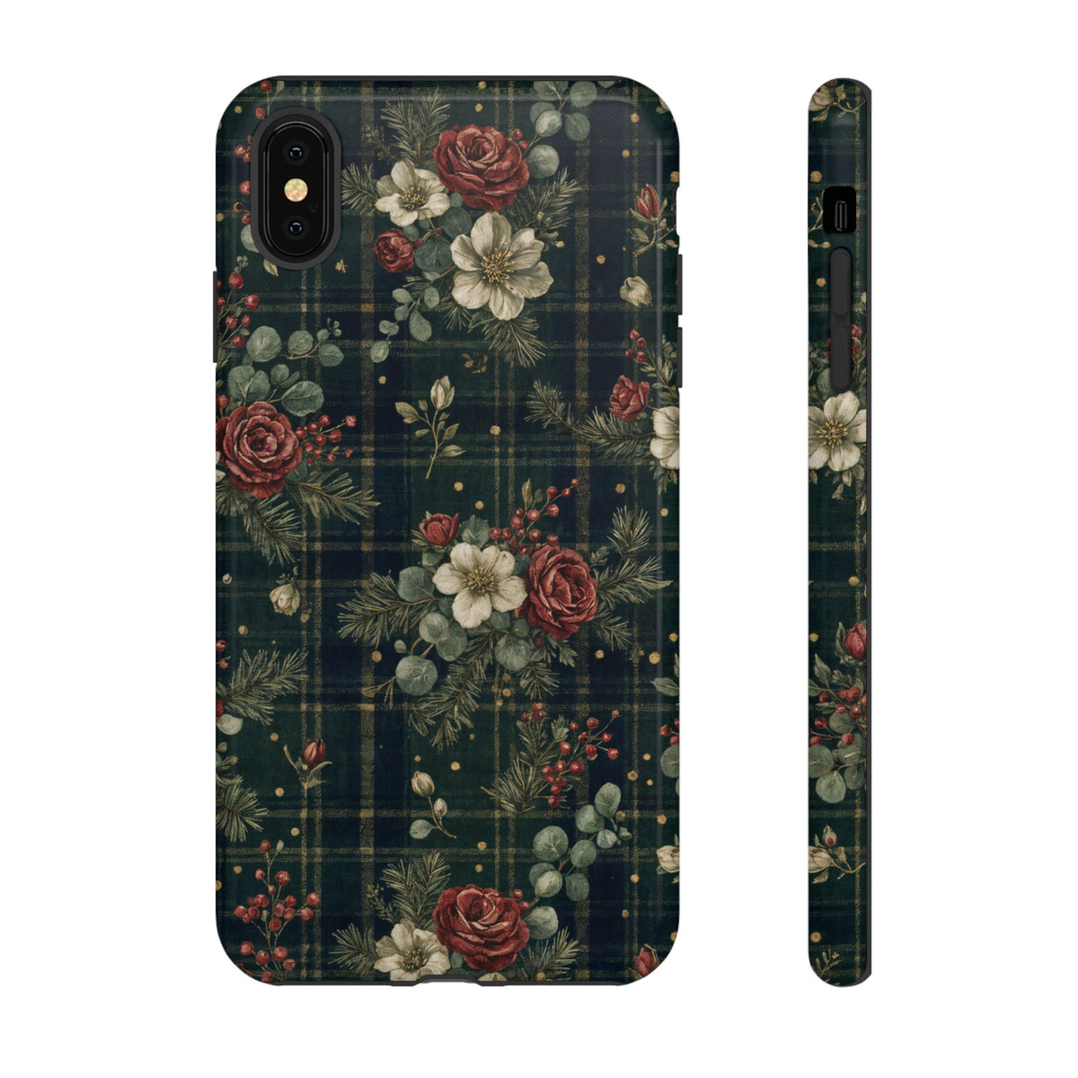 Tartan Roses Tough Case