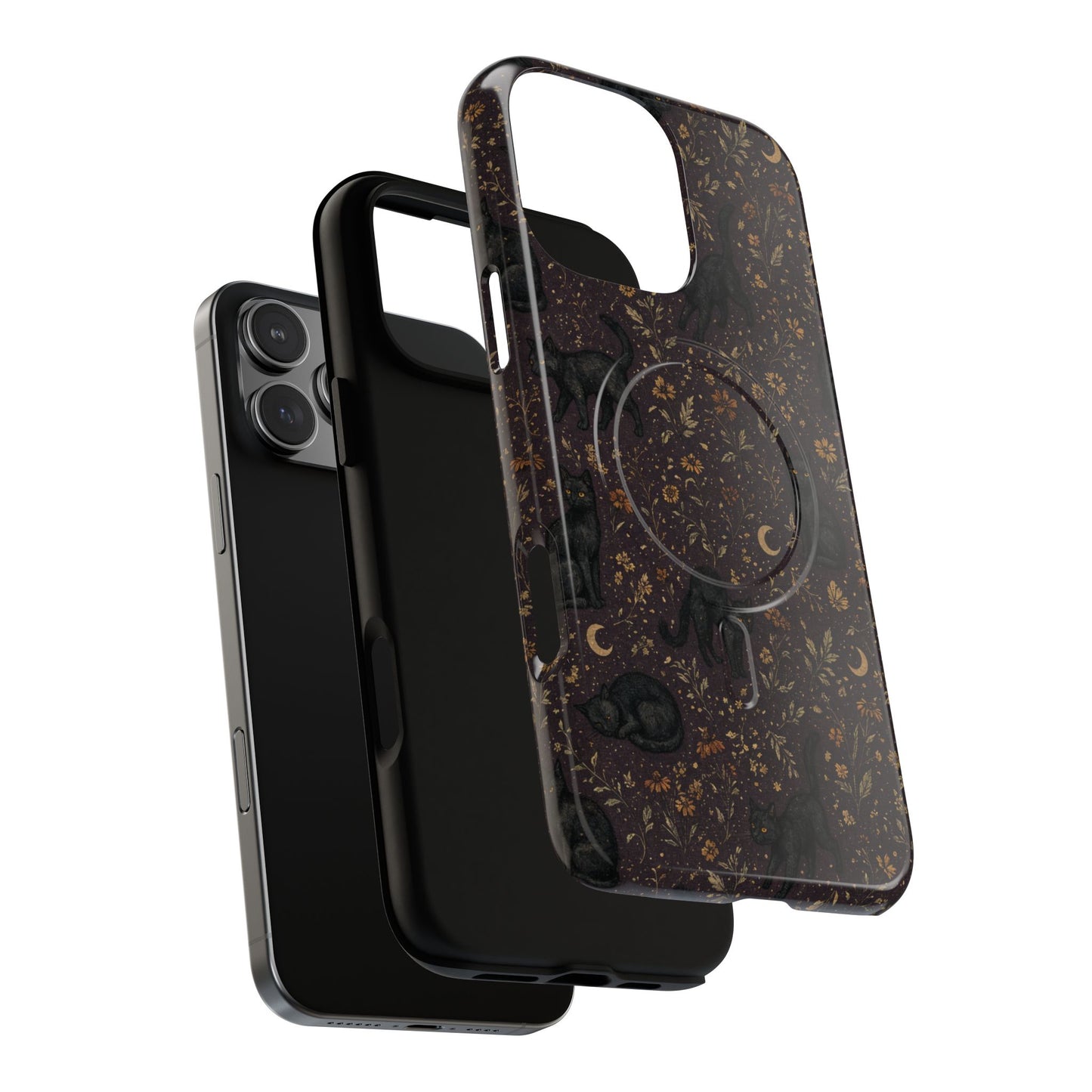 Prairie Black Cats Magnetic Case