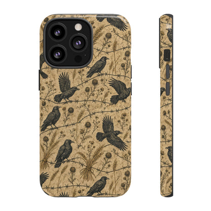Crow Wheat Barbwire Tough Case