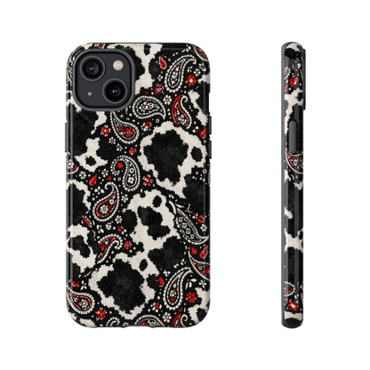 Paisley Cowhide Tough Case