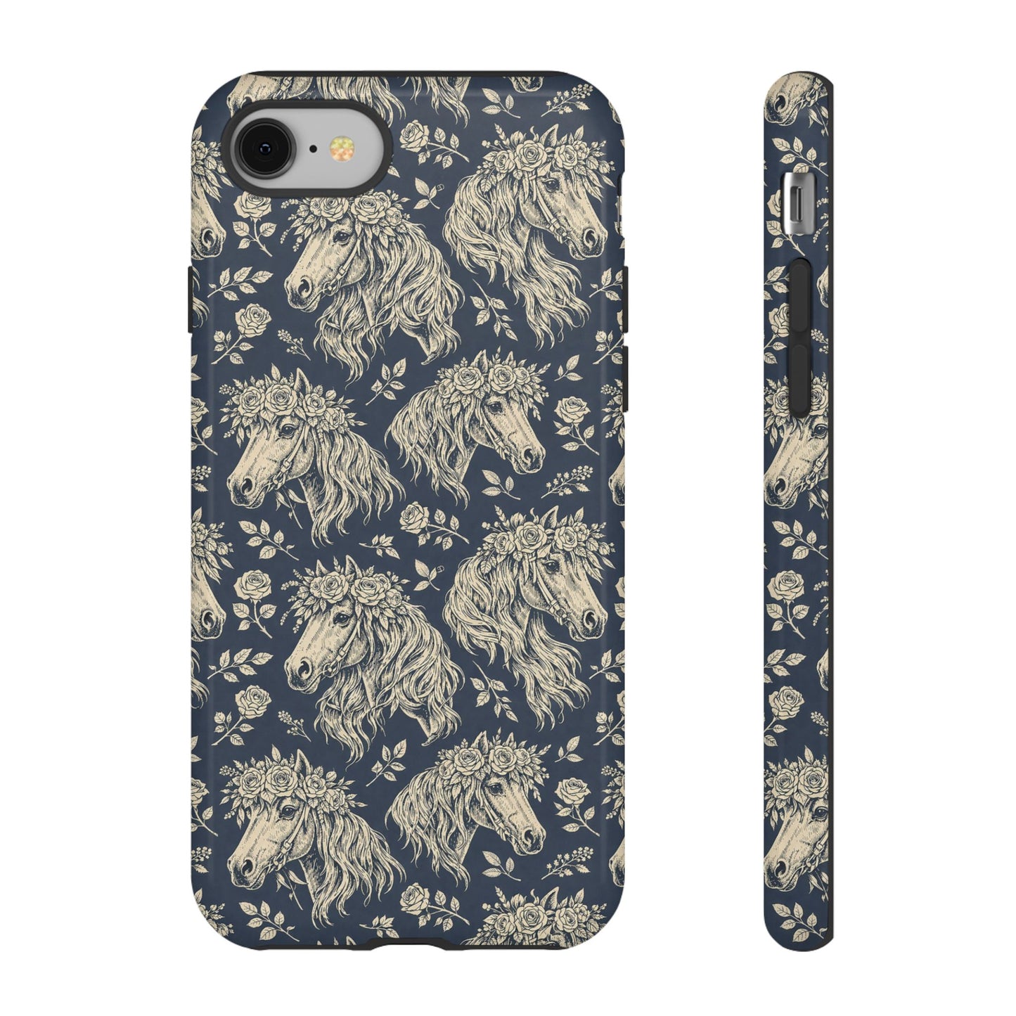 Floral Horses Tough Case
