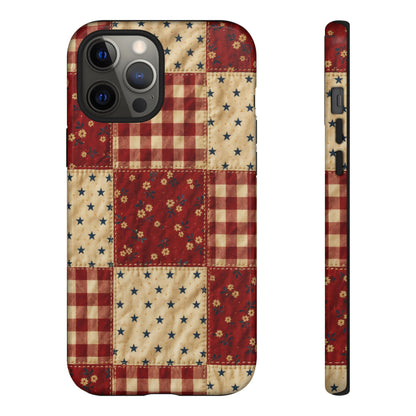 Gingham Stars Tough Case