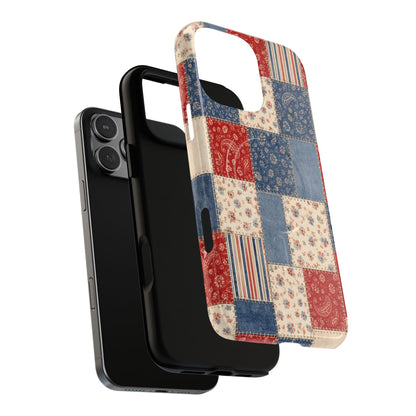Patriotic Patchwork Magnetic Case