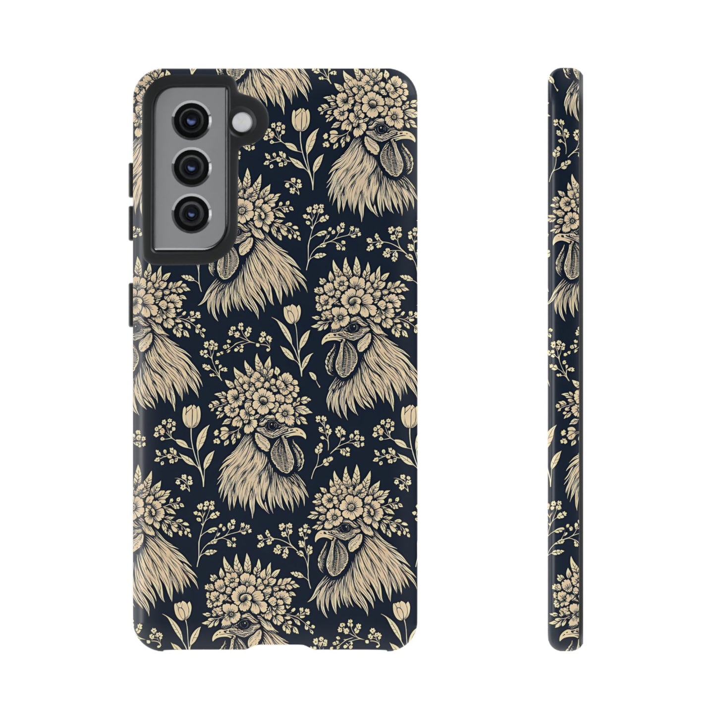 Floral Rooster Tough Case