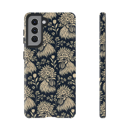 Floral Rooster Tough Case