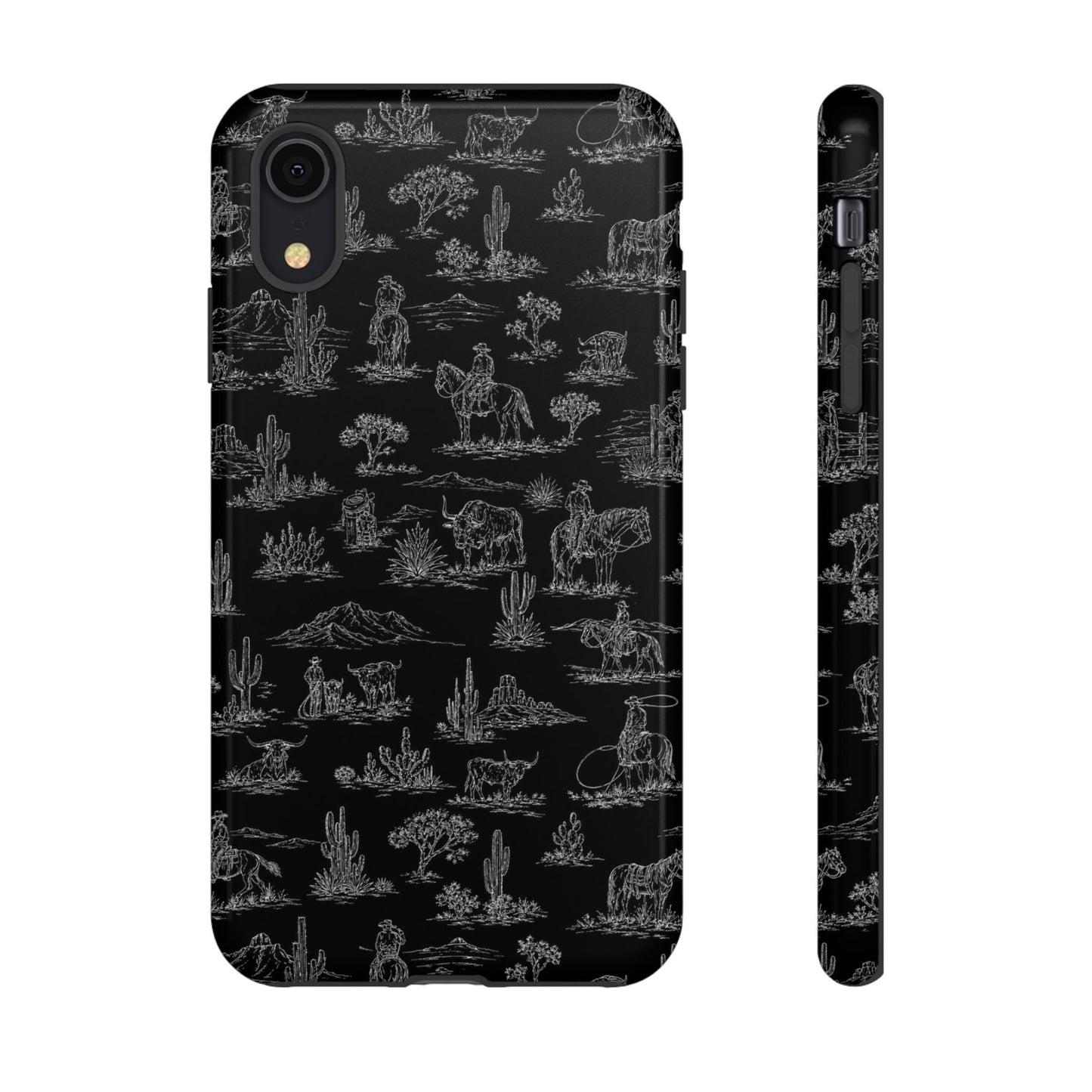 Midnight Toile Tough Case
