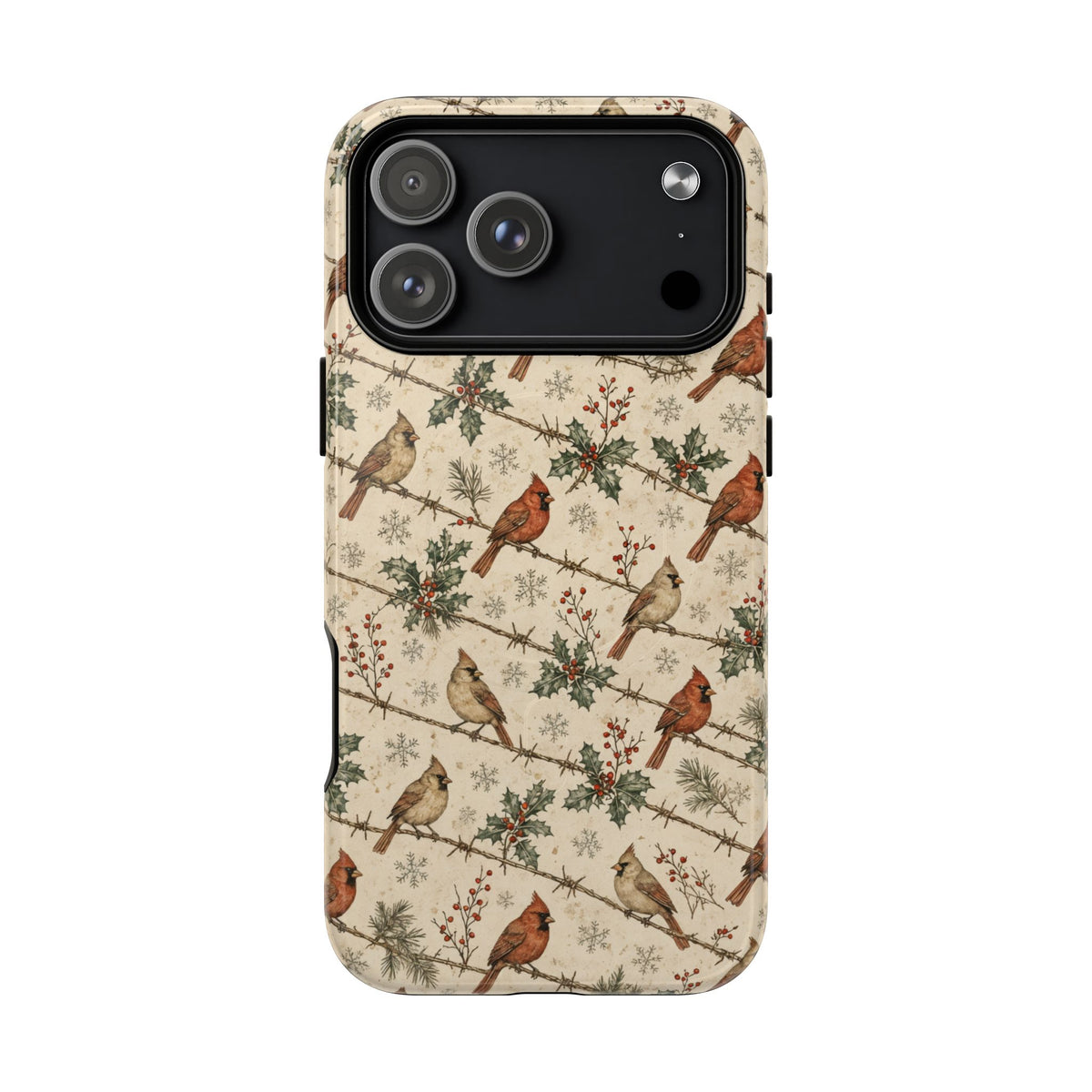 Barbwire Cardinals Magnetic Case