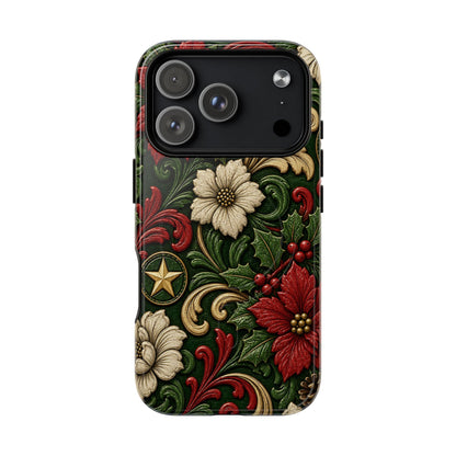 Tooled Christmas Stars Magnetic Case
