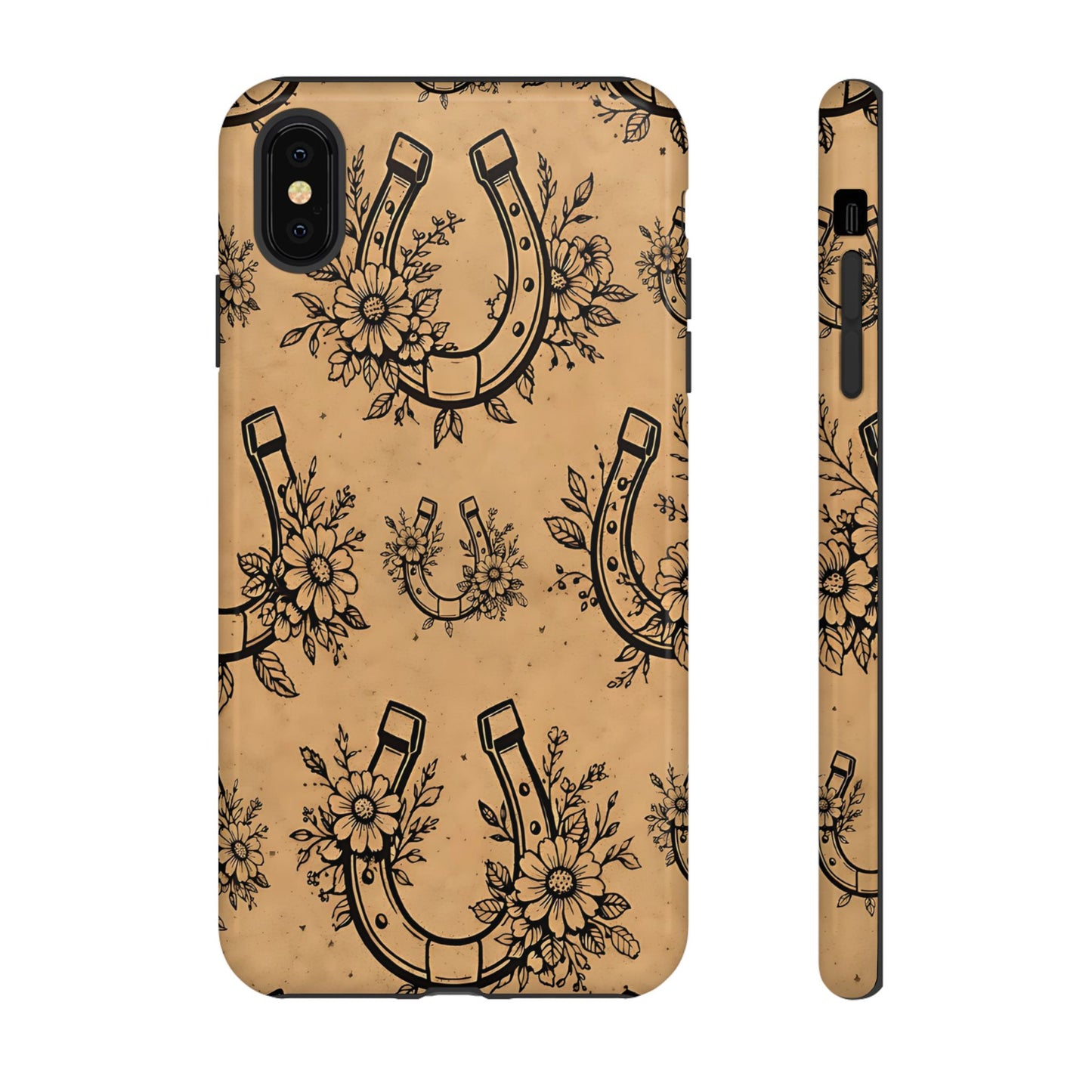 Floral Horseshoes Tough Case