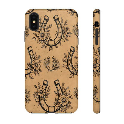 Floral Horseshoes Tough Case