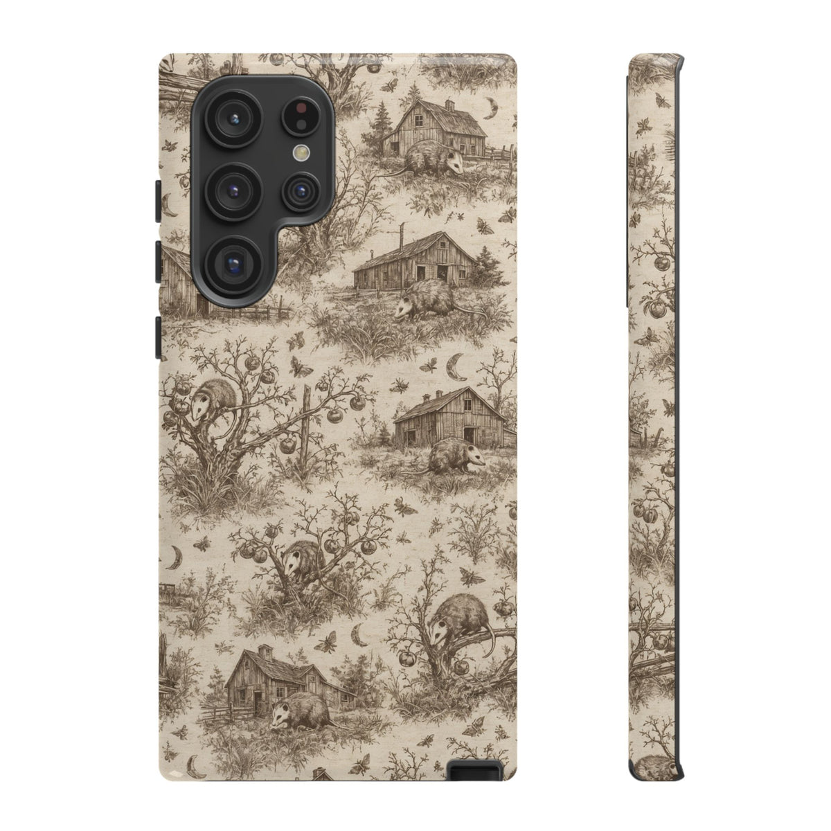 Opossum Toile Tough Case