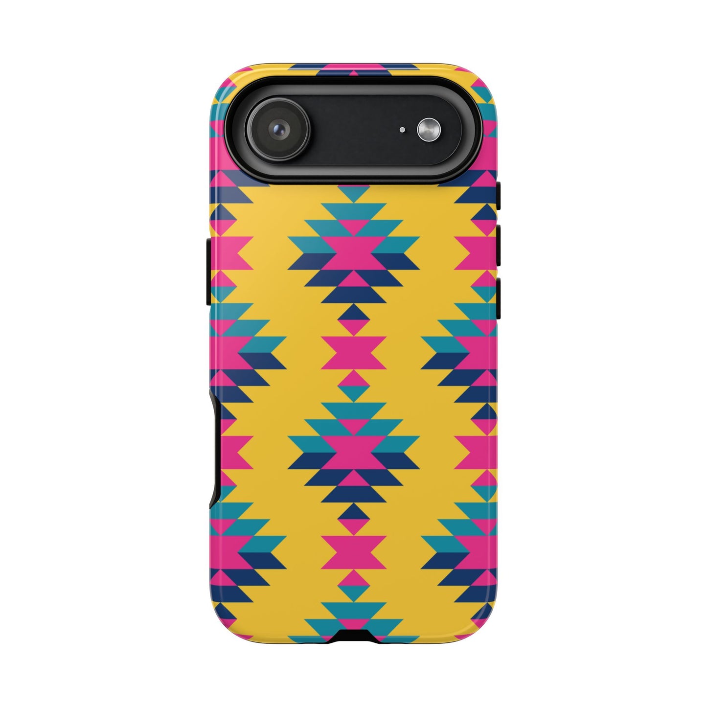 Yellow Pink Aztec Tough Phone Case