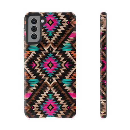 Neon Aztec Rug Tough Case
