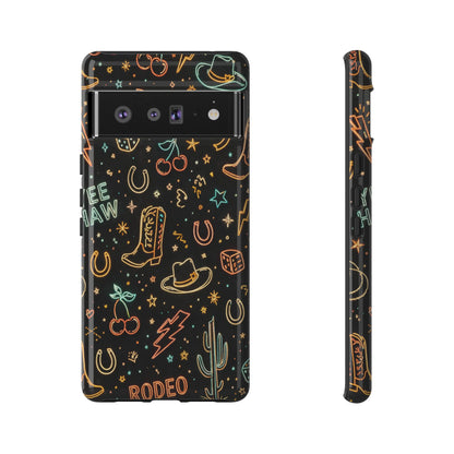 Retro Neon Rodeo Tough Case