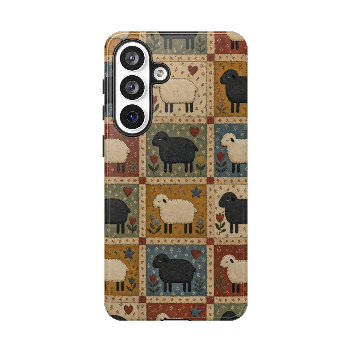 Sheep Quilt Tough Case