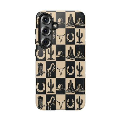 Western Checkerboard Tough Case