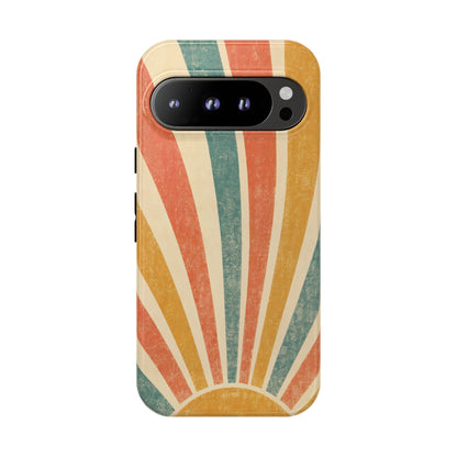 Retro Sun Rays Tough Case